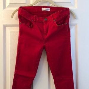 Petite loft colored jean leggings, 2 pair for sale